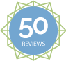 50 reviews