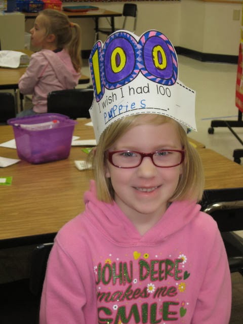 ms woods kindergarten class 100 days of school