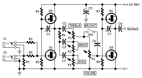Fender & Marshall Preamplifier - DIY Electronics Projects ...
