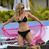 38 PHOTOS: Catherine Tyldesley flaunts a Black Bikini in St Vincent