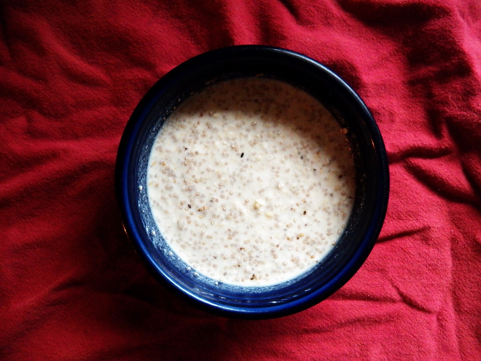 The Tasty Cheapskate Refrigerator Oatmeal with Chia Seeds and Maple