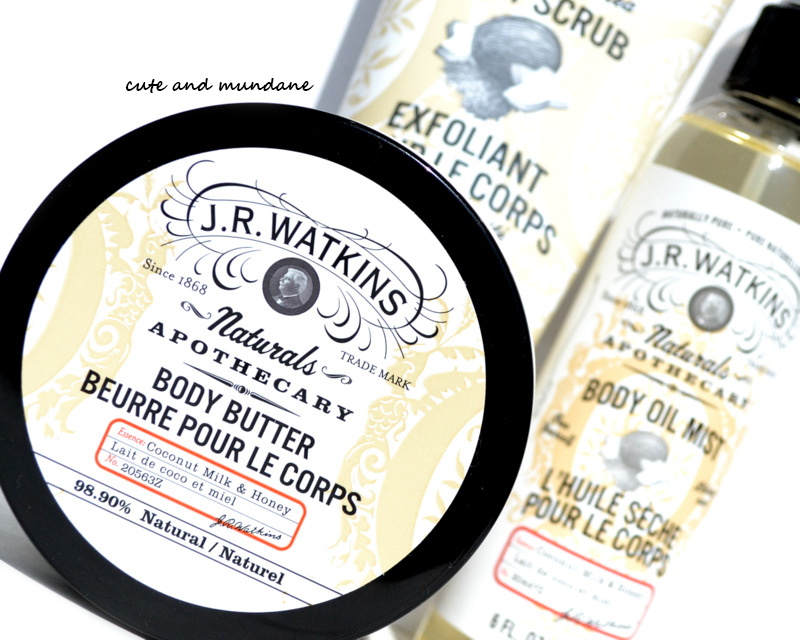 Cute and Mundane J.R. Watkins Coconut Milk & Honey review (Body Scrub