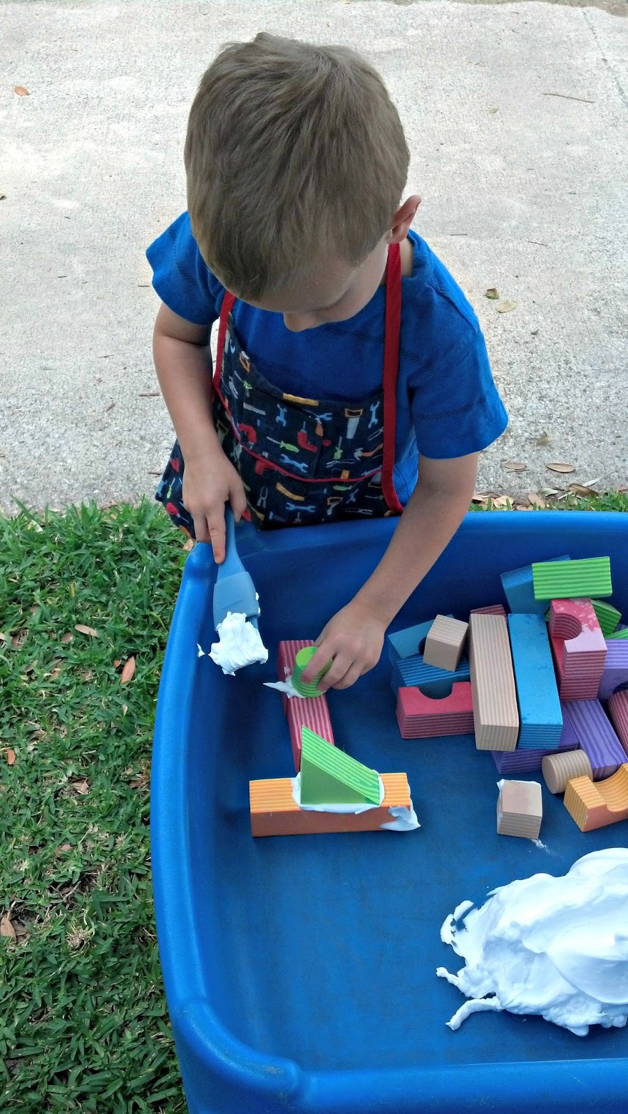 Little Moments Four Foam Block Building Ideas