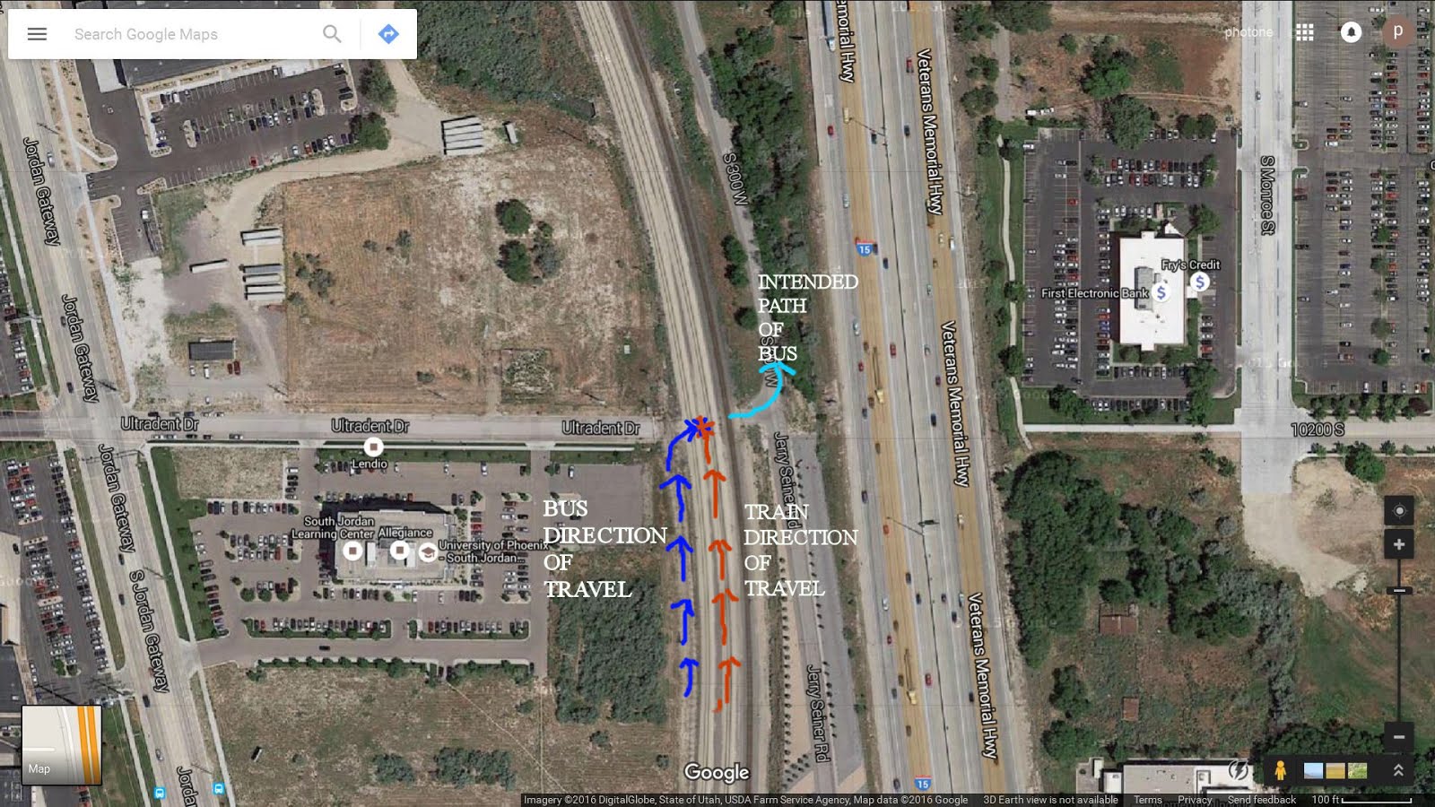Disasterous History Sandy Utah Bustrain crash...The Worst Crossing