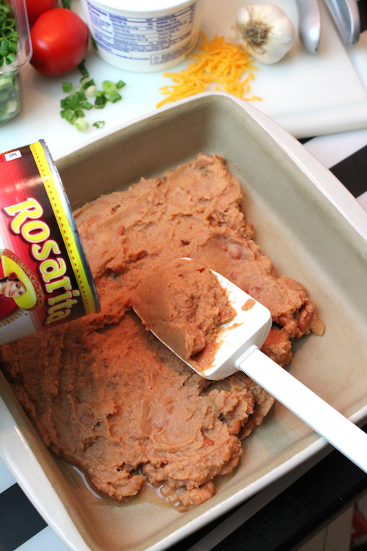 Warm Rosarita Bean Dip Party Appetizer Ideas LAURA'S little PARTY