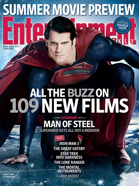 Man of Steel: Portada y fotos de EW Man of Steel: Portada y fotos de EW