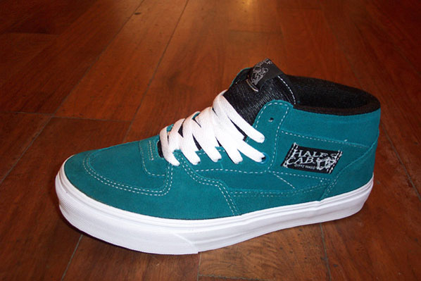 vans half cab teal