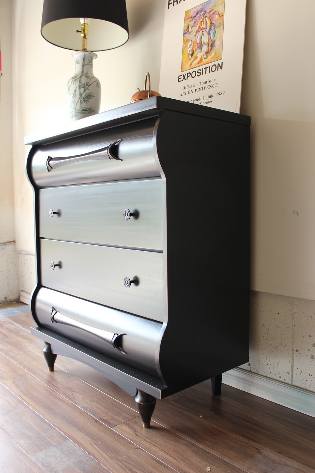 Retiqued by Rae Bond Restoration Hardware Inspired Dresser Set