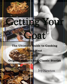 cover art: serving dishes, cooking goat