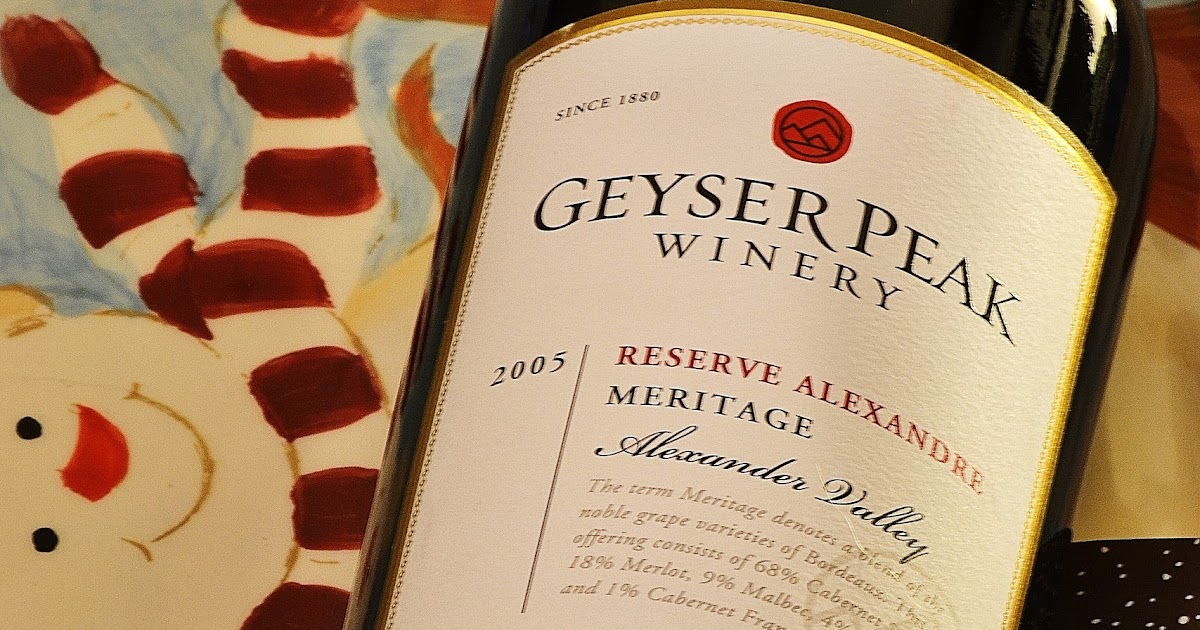 New Hampshire Wineman Meritage Wine (Geyser Peak And Lyeth Wines)