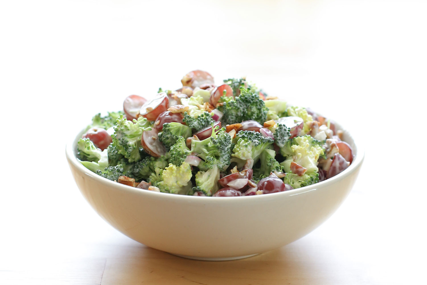 Barefeet In The Kitchen Broccoli Salad with Grapes