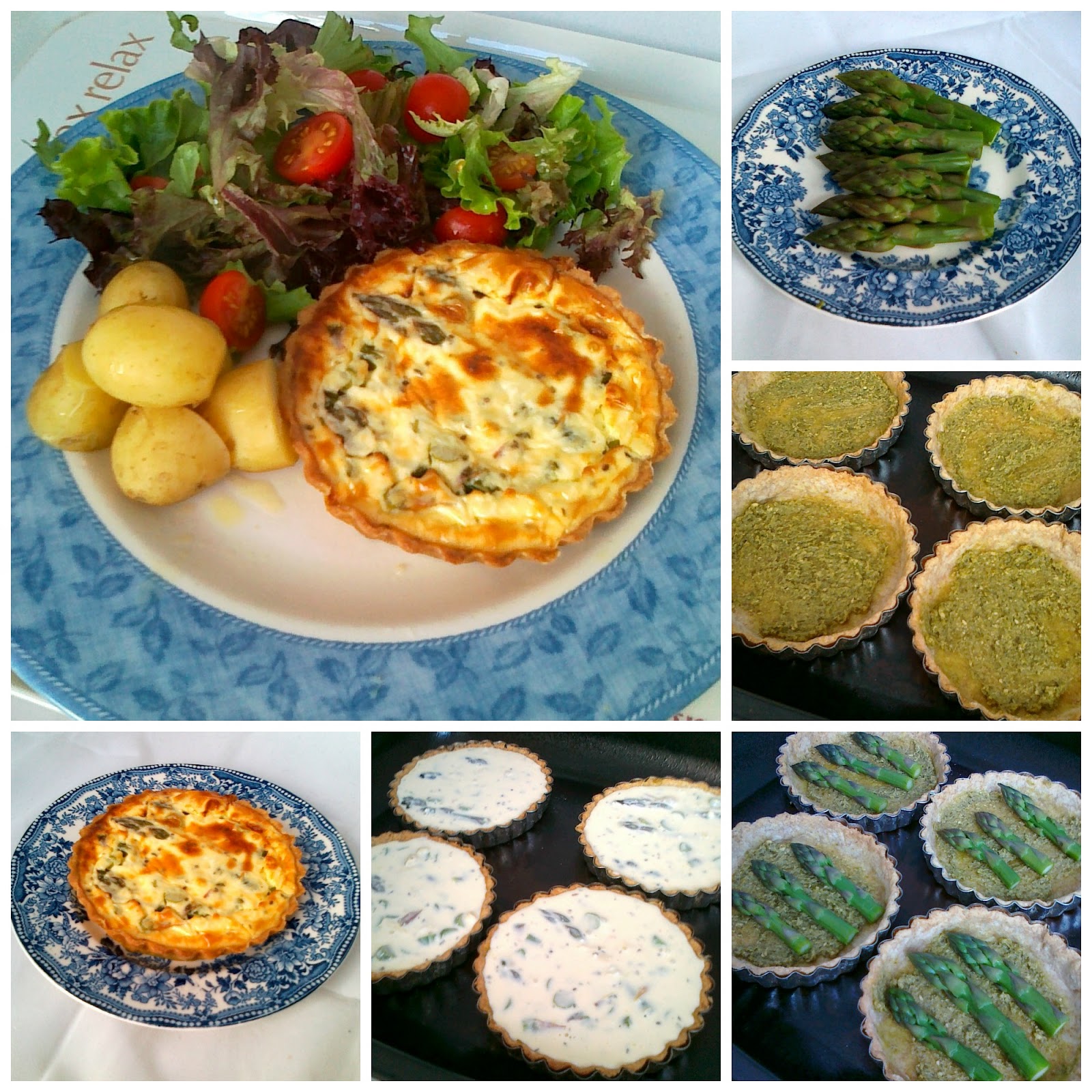 Only Crumbs Remain Asparagus, Goats' Cheese & Pesto Tartlets