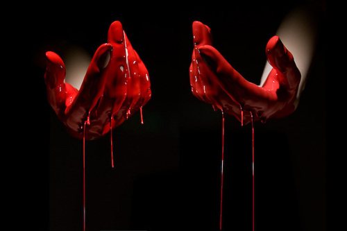 Hands Blood