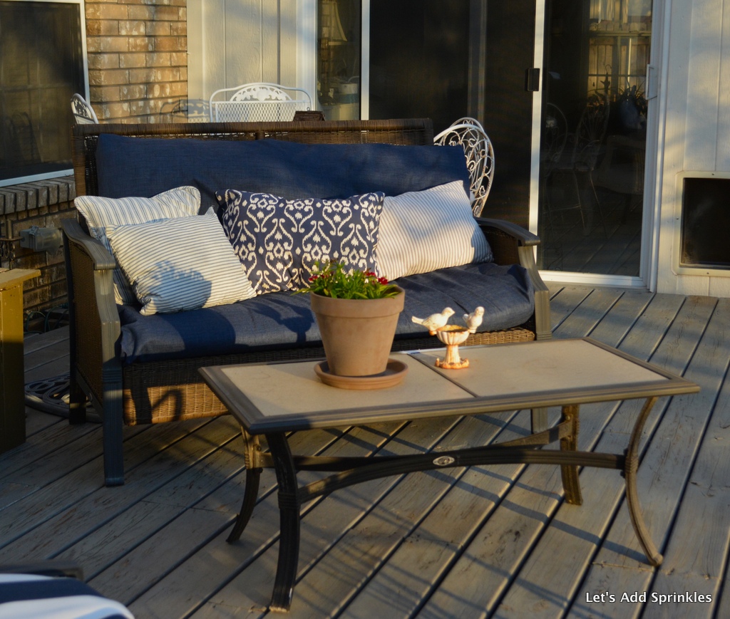 Let's Add Sprinkles New Deck Cushions Or New Deck Furniture?