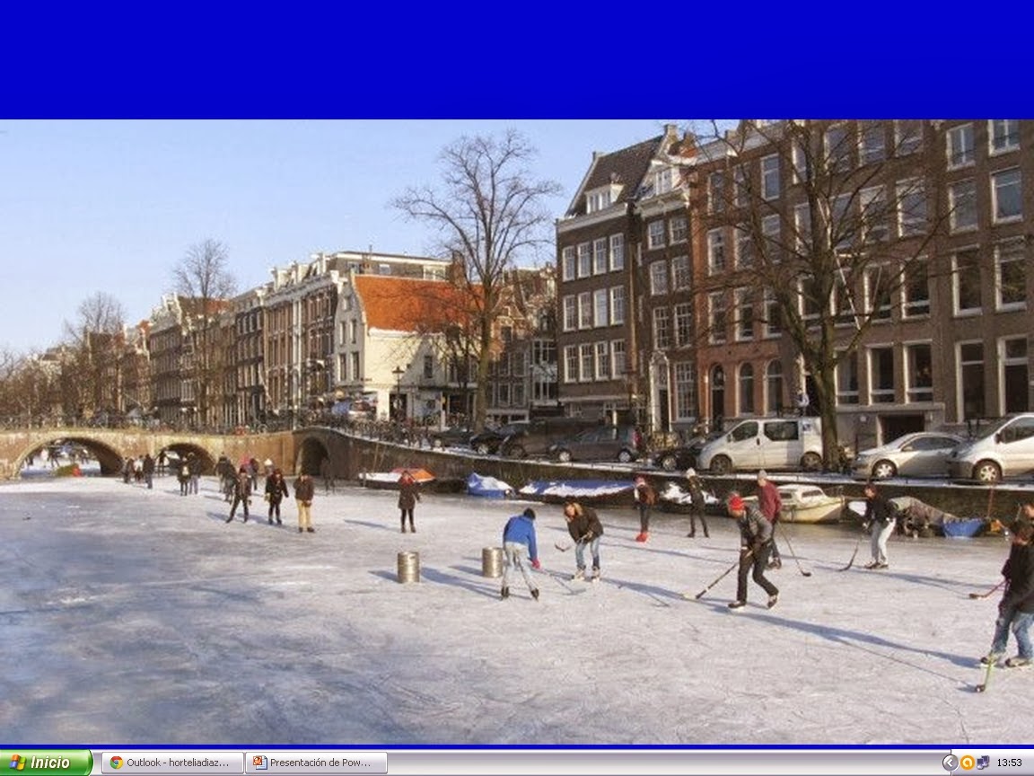 El espacio de Abuela Hortelia: ¡Los canales de Amsterdam congelados!