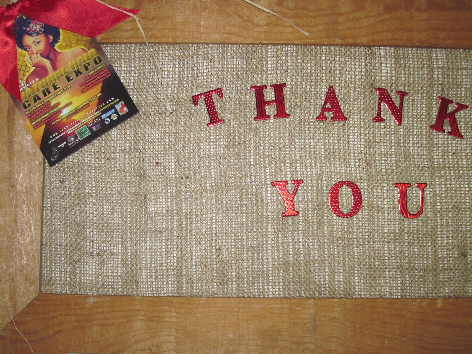 eve4art: Quick DIY Thank You Sign