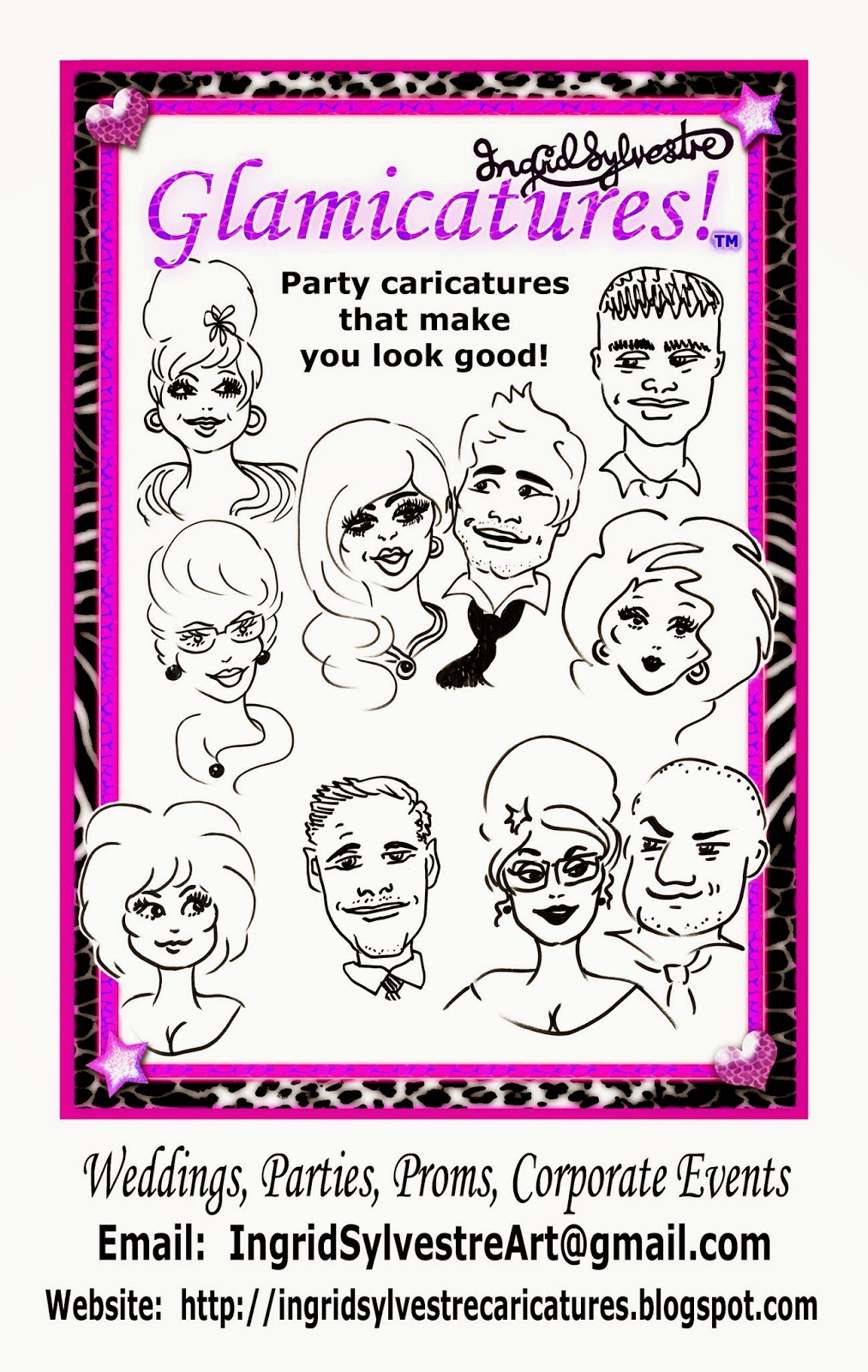 Work Christmas Party Entertainment Ideas Part - 40: North East Wedding Entertainer Ingrid Sylvestre Glamicatures TM Wedding Entertainment Ideas North East UK Wedding Caricatures
