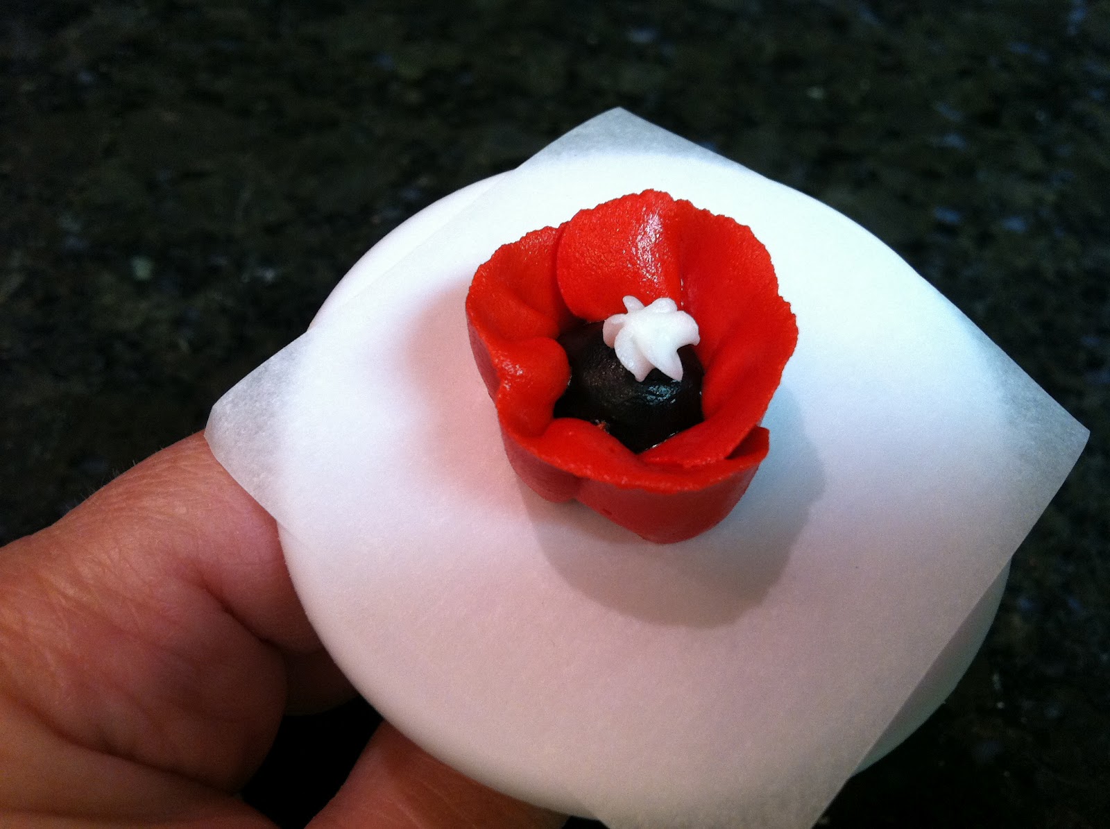 The Iced Queen Royal Icing Remembrance Poppy