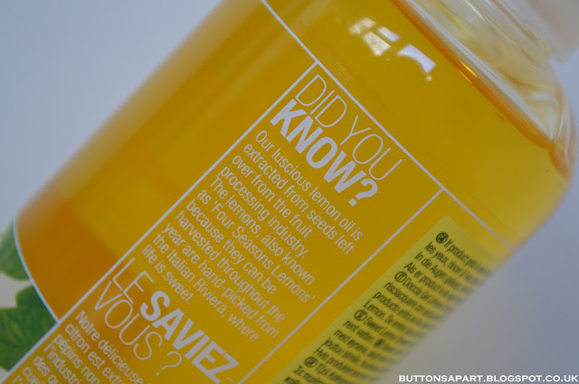 a picture of the body shop sweet lemon shower gel