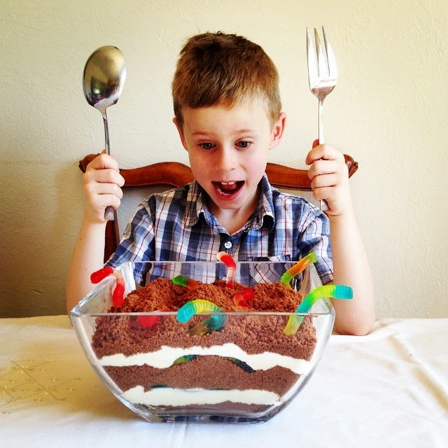 Pure and Peanut Free There's a worm in my dirt cake! {Dirt Cake from