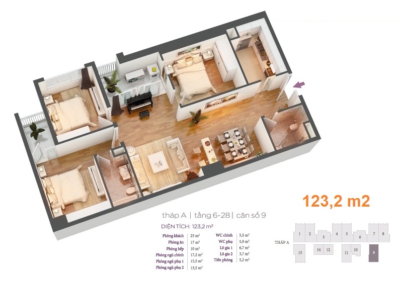 Mặt Bằng Căn Hộ Chung Cư Hồ Gươm Plaza Mặt Bằng Căn Hộ Chung Cư Hồ Gươm Plaza