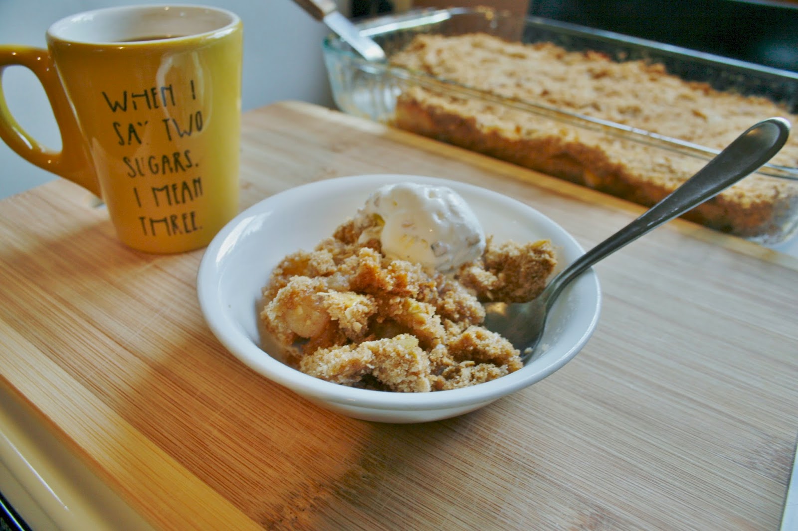 Rags and Roses Recipe Apple Crisp