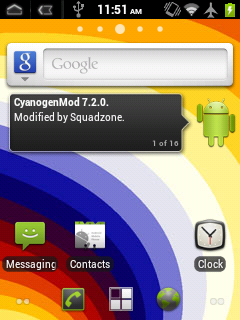 Latest Cyanogen Mod 7.2.0 RC5 For Samsung Galaxy Mini/Pop GT-S5570.