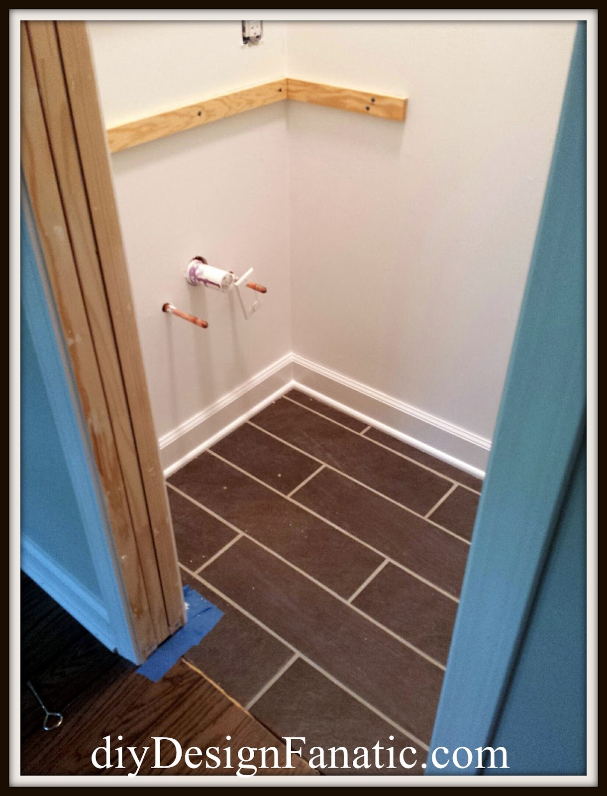 diy Design Fanatic World's Smallest Half Bath Reveal