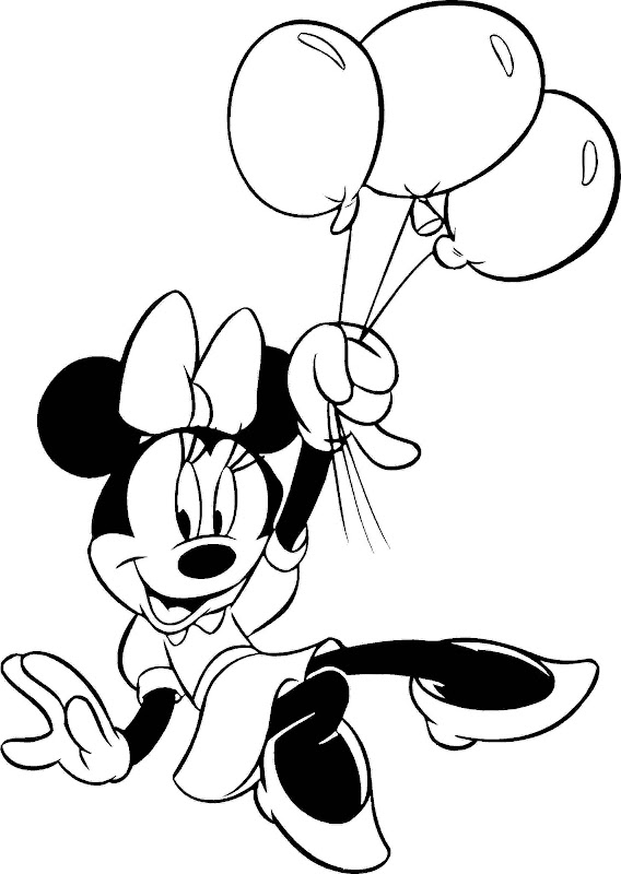 coloring pages mini mouse title=