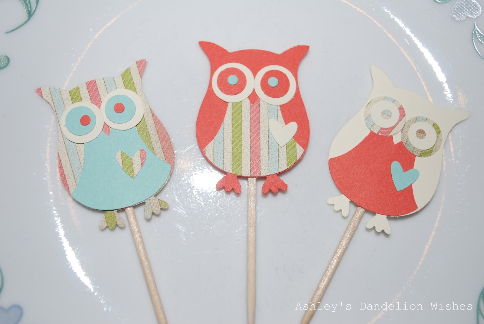 Owl Cupcake Toppers