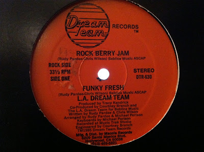 L.A. Dream Team – 'Rockberry Jam' b/w 'Funky Fresh' (1985) (320kbps) (VLS)