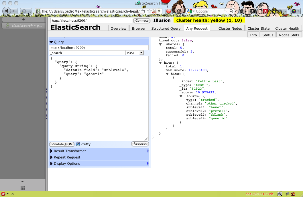 Elasticsearch query string