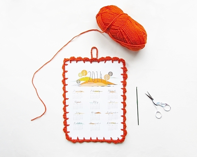 Calendar Crochet Edging Little Things Blogged