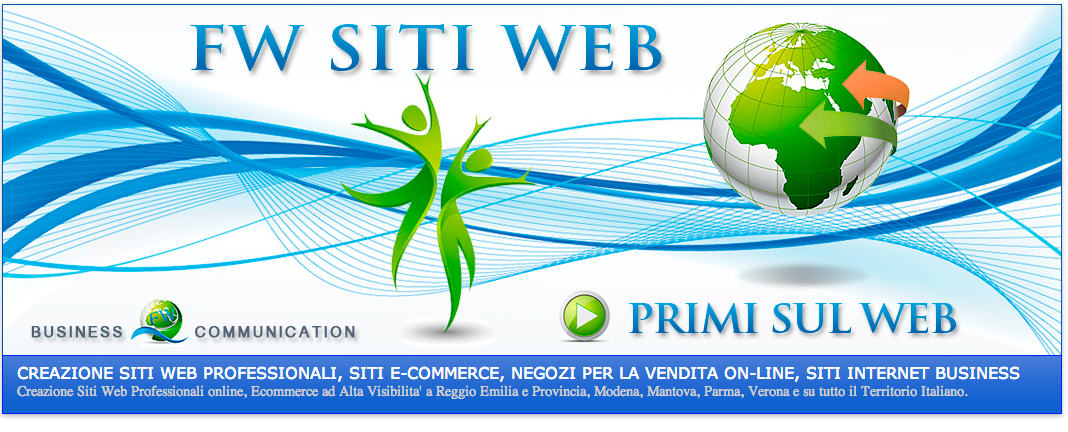 CREAZIONE SITI WEB  REGGIO EMILIA, MODENA, PARMA, MANTOVA, VERONA, LUCCA