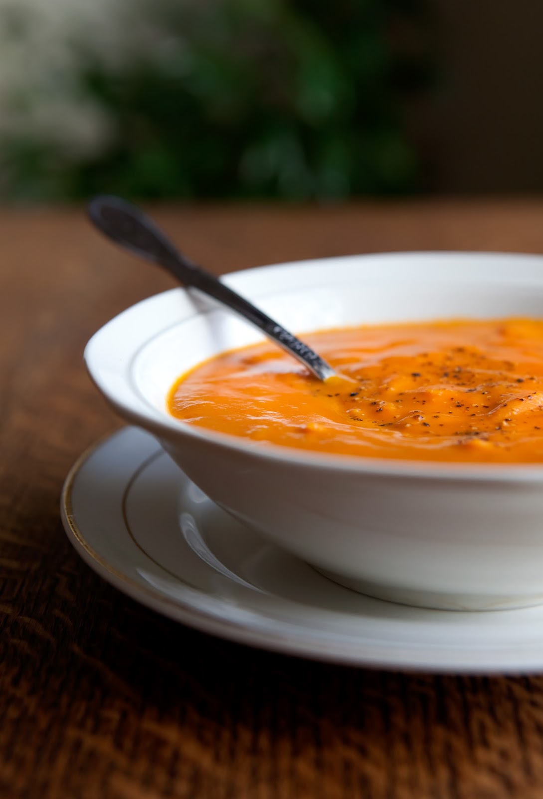The Flour Sack Tomato Bisque Soup with Orzo