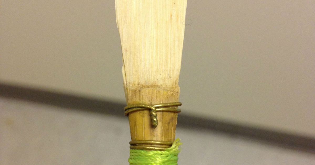 Bassoon Operator An unusual reed