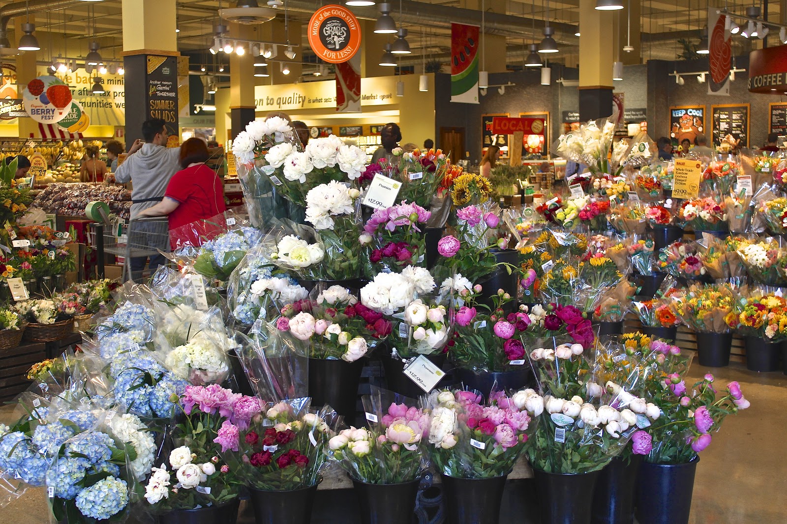 figs flowers food OH I LOVE SHOPPING IN WHOLEFOODS