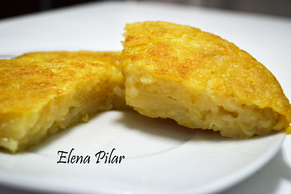 Mi Recetario por Elena Pilar Tortilla de Patatas sin huevo