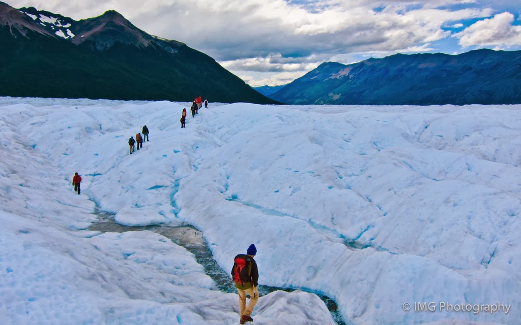 The trekking over the Perito Moreno Glacier The trekking over the Perito Moreno Glacier