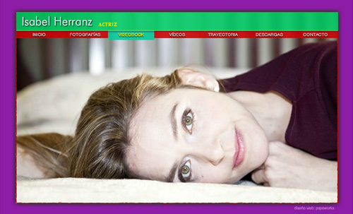ver web de la actriz Isabel Herranz