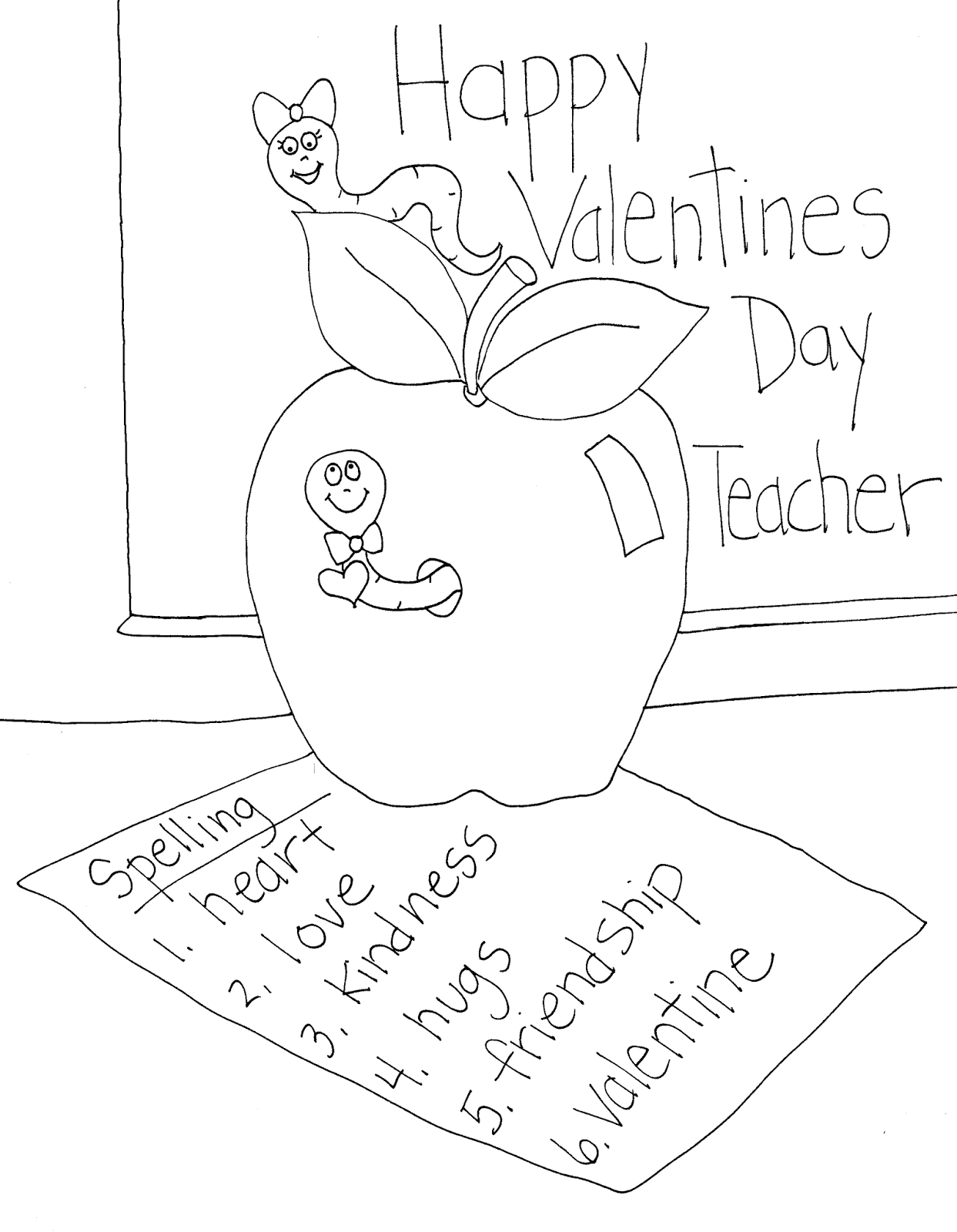 It's About Time, Teachers! A Valentine for the Teacher