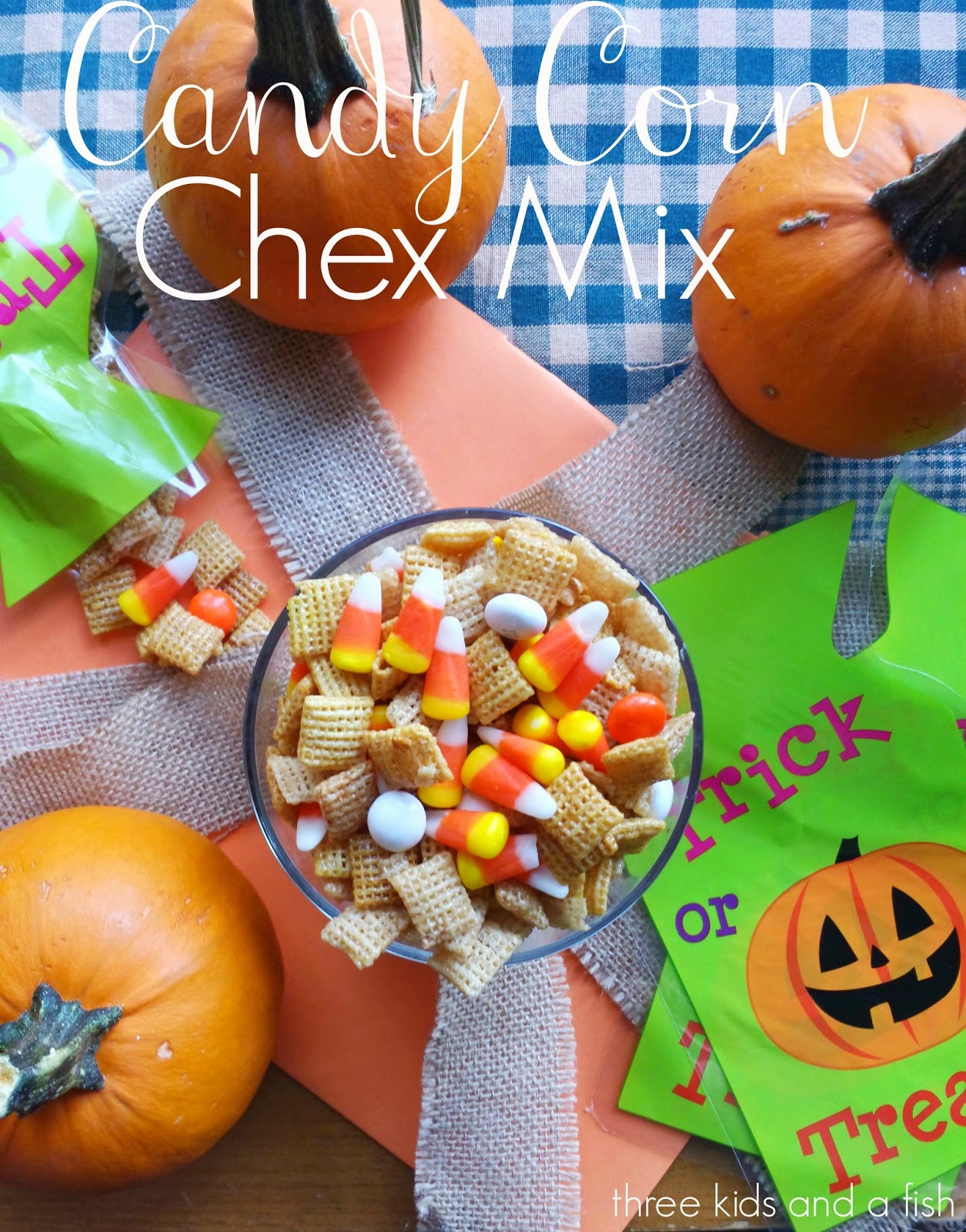 candy corn chex mix