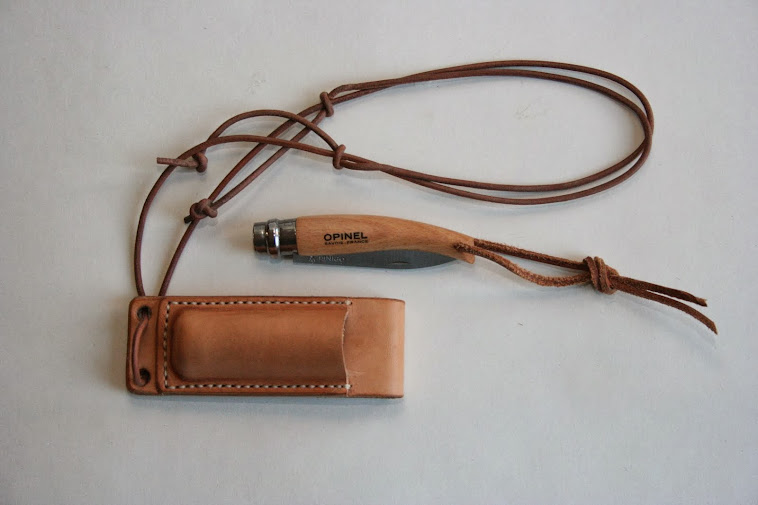 Belt / neck sheath for Opinel No8