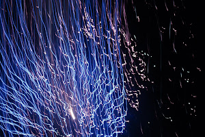 "fireworks" by Ben, age 10                     Ben's Aspergers helps him be a creative photographer