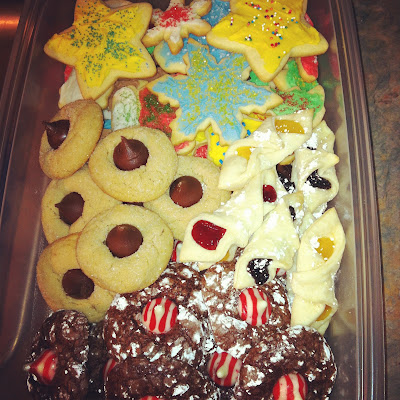 A Squared: Christmas Cut Out Cookies with Buttercream Frosting