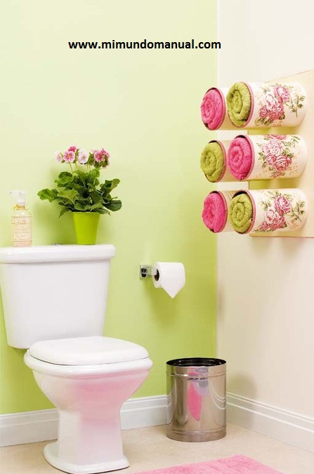 Manualidades para decorar el Baño ~ Mimundomanual