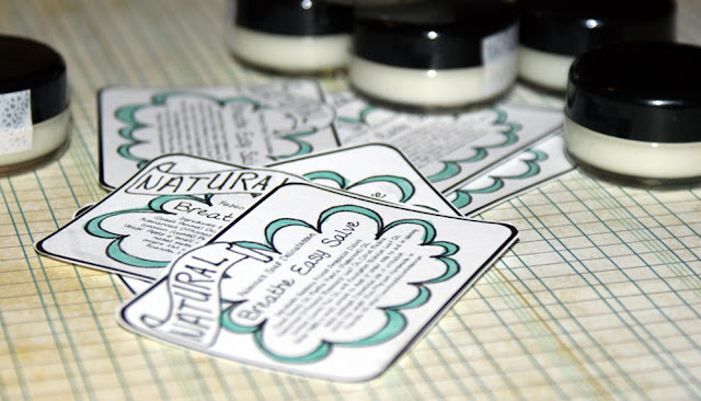 How to Make a Simple Salve for Sinus Congestion - DIY Homemade Breathe Easy Salve Recipe and Printable Labels
