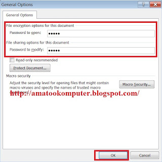 Cara membuat password di word, cara membuat password di Document word, cara membuat password, tips word, word 2007, microsoft word, tips komputer 2