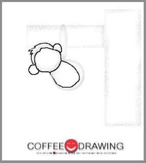 สอนเด็กวาดการ์ตูน รูปลิง แบบง่ายๆ step 09