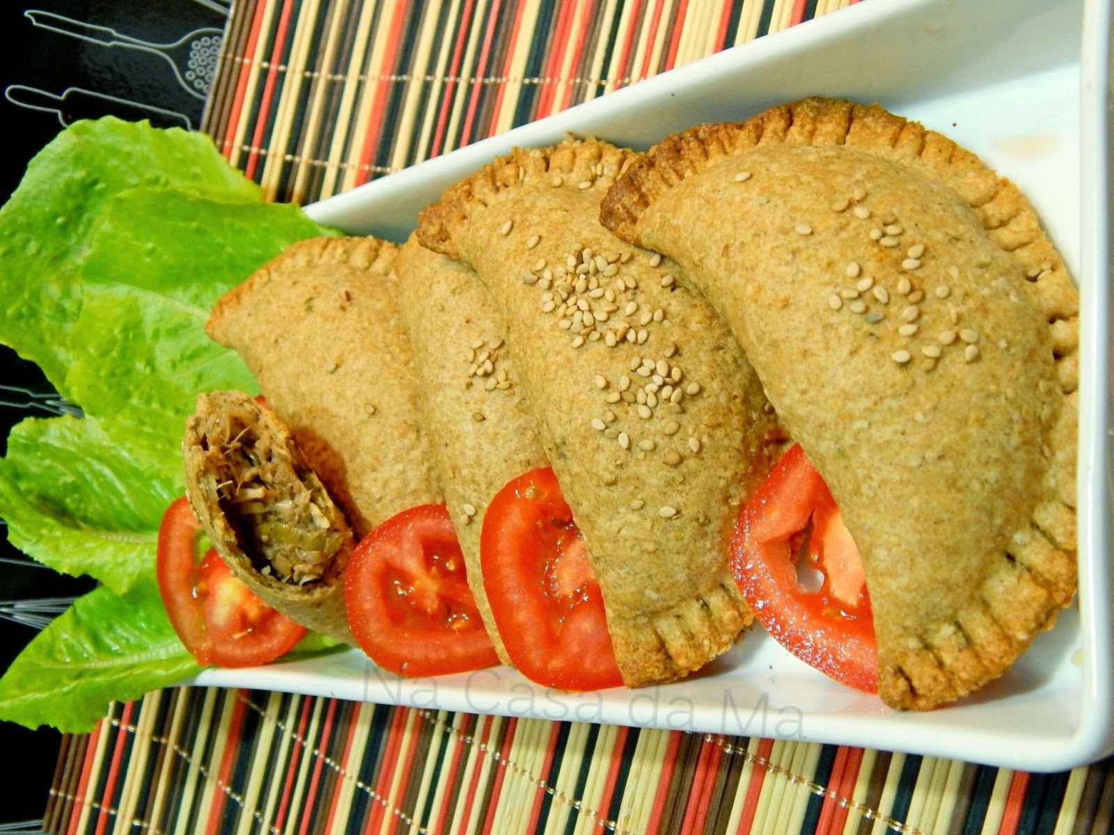 Na Casa da Ma PASTEL ASSADO CROCANTE VEGANO